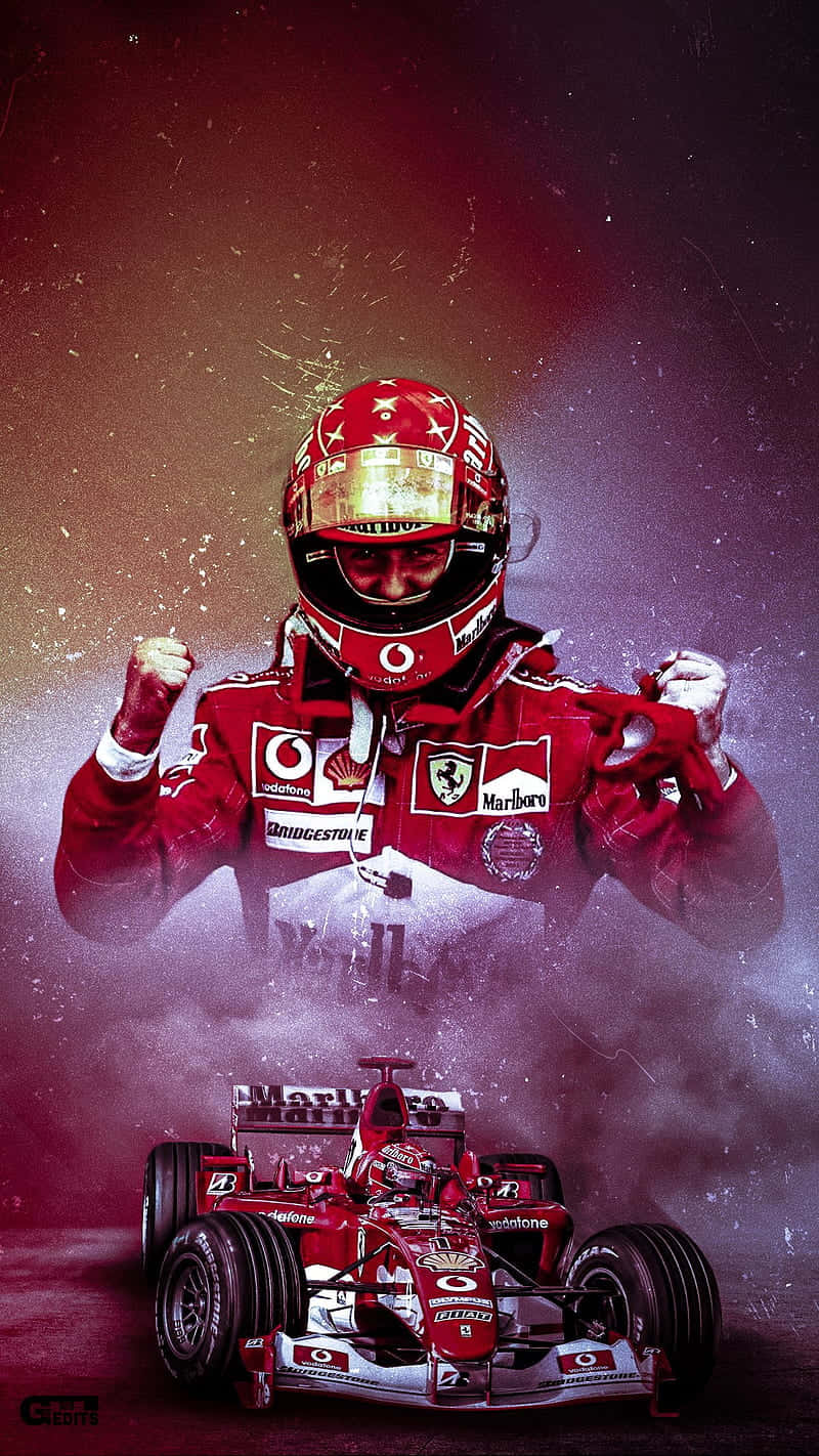 Scuderia Ferrari, Rennfahrer, Helm, Rennanzug, Hochformat, HD, Handy-Hintergrund