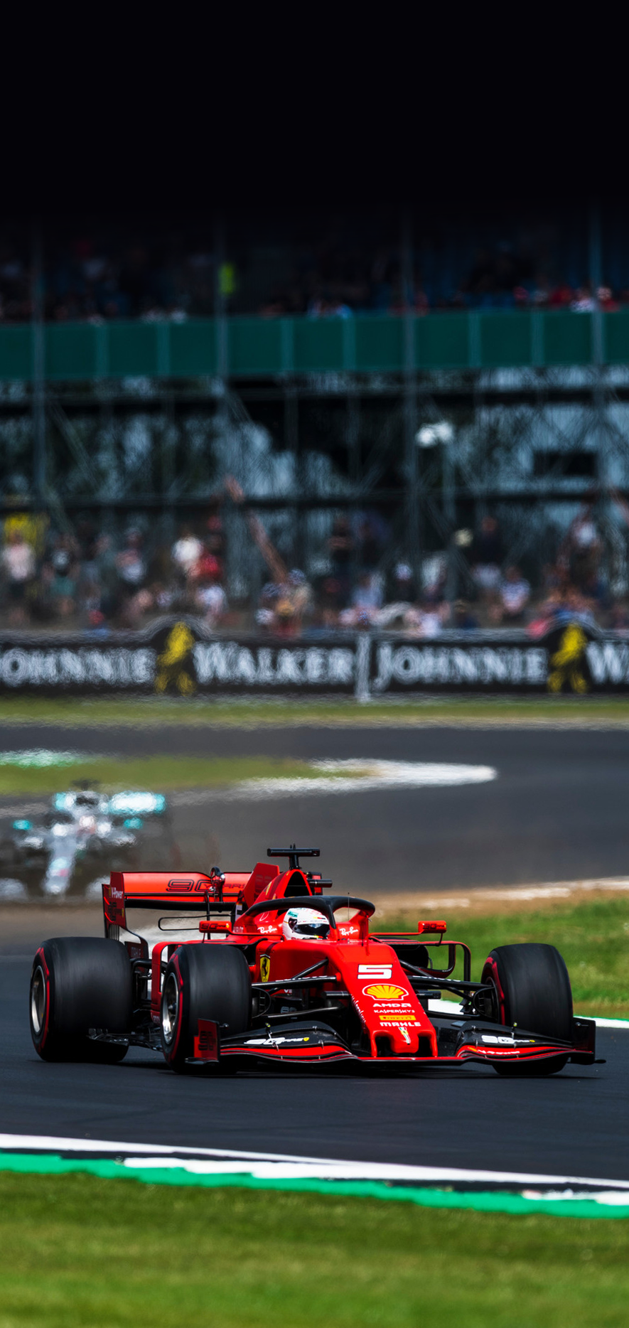 Scuderia Ferrari, Silverstone, Formel 1, Tribüne, Rennwagen, HD, Handy-Hintergrund