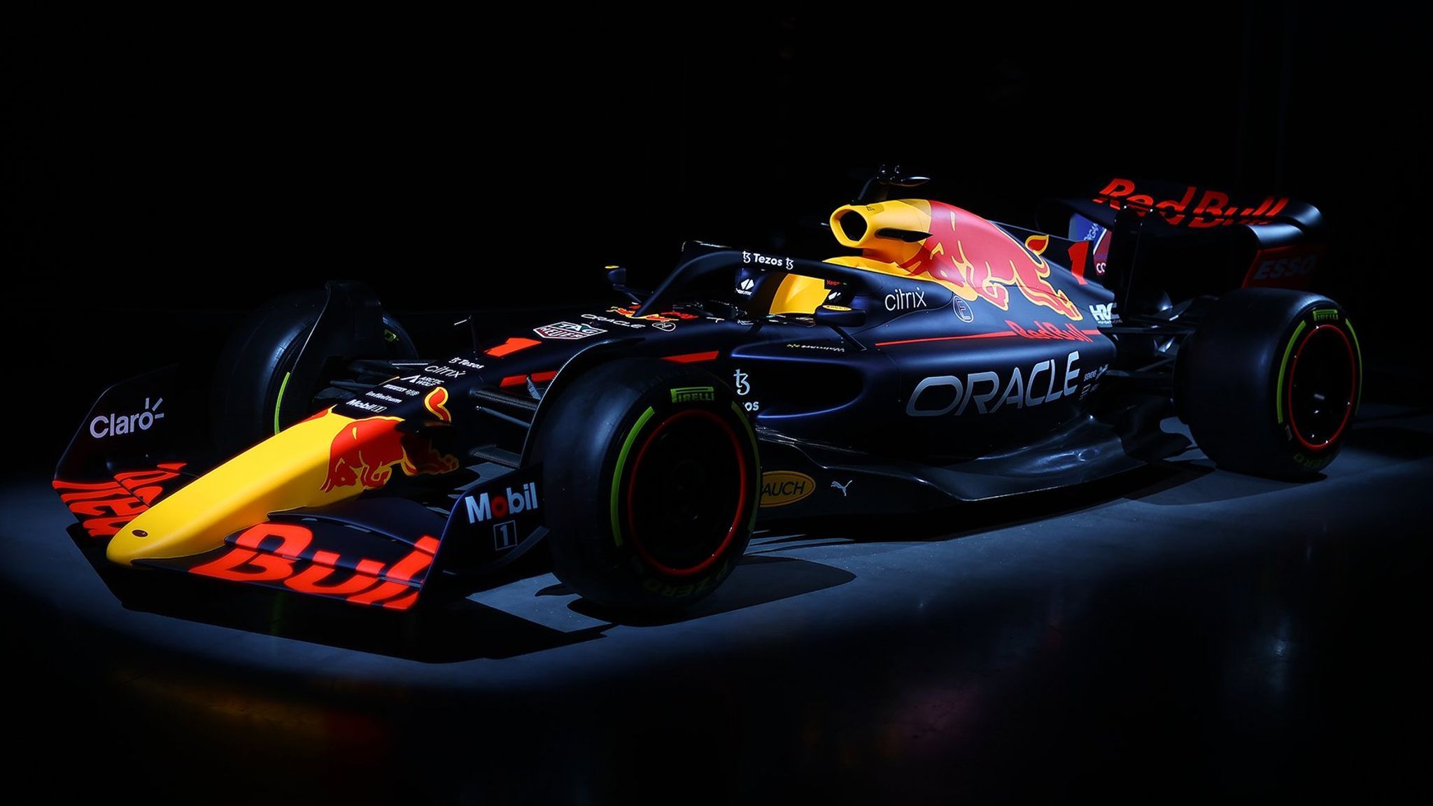 Red Bull Racing, Oracle, Studio, Seitenansicht, Dunkelblau, Full HD, Breitbild-Hintergrundbild