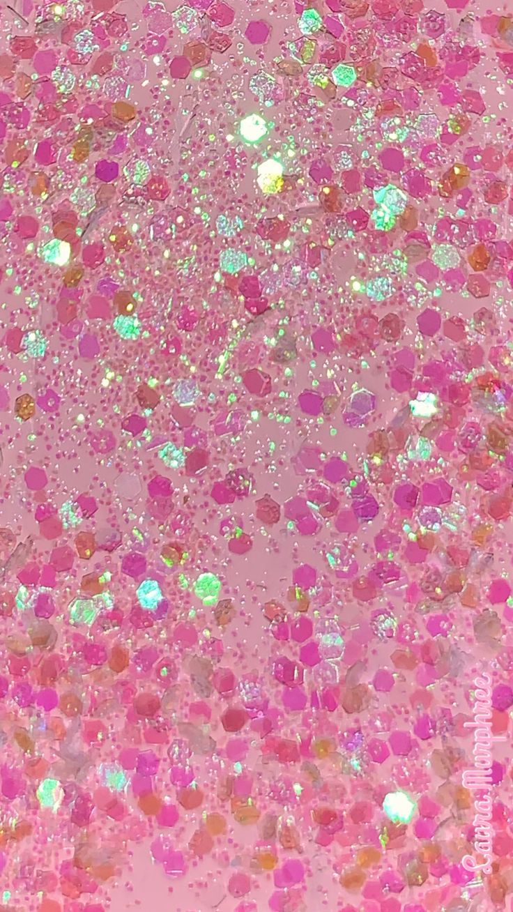 Rosa Glitzer, Pailletten, Konfetti, Pink, Hintergrundbild für iPhone und Android