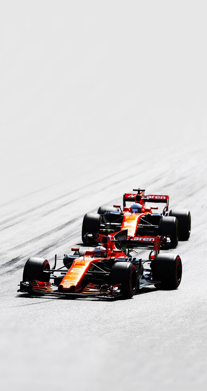 McLaren, Rennwagen, Weißer Hintergrund, Minimalistisch, Hochformat, Sperrbildschirm fürs iPhone
