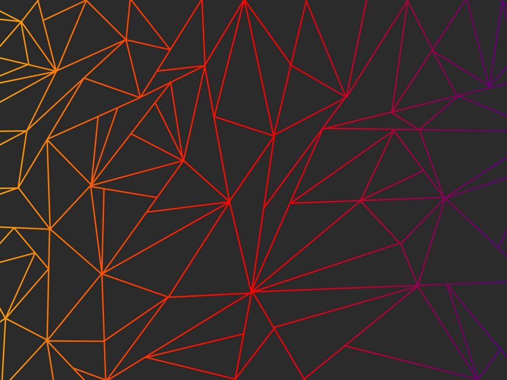 Polygone, Rote und orange Linien, Geometrisch, Dunkelgrau, Hintergrundbild fürs iPad