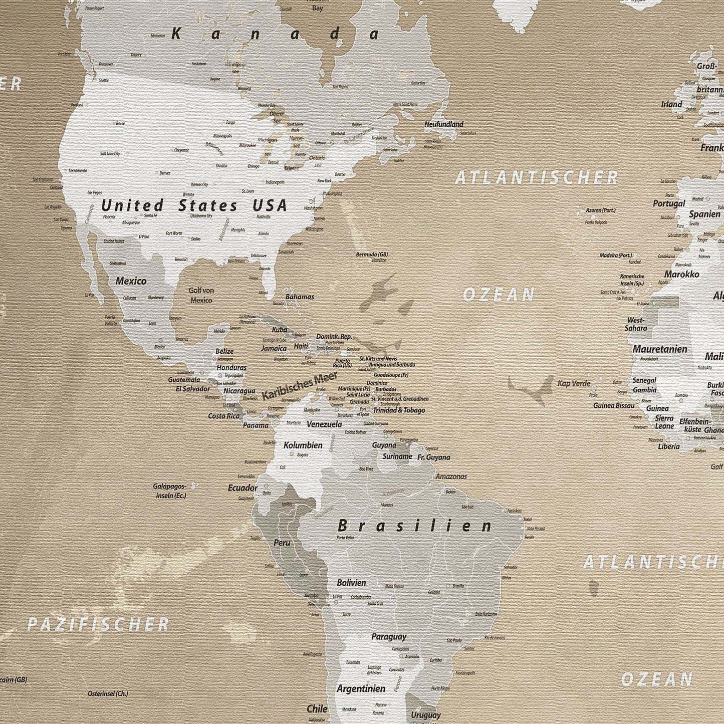 Amerika, Deutsche Beschriftung, Beige, Vintage, HD, Hintergrundbild fürs Tablet