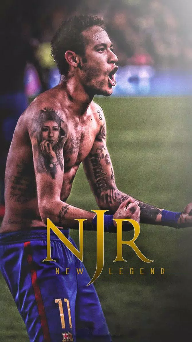 Neymar Jr., NJR, Tätowierungen, Oberkörperfrei, Jubel, Hochformat, Hintergrundbild fürs Smartphone