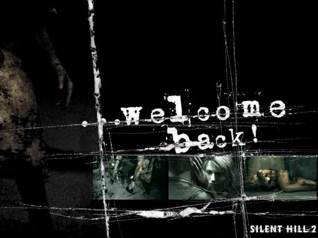 Silent Hill 2, Welcome back, Stacheldraht, Dunkel, Schriftzug, Hintergrundbild fürs Tablet