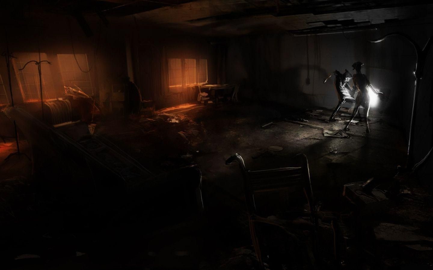 Silent Hill, Dunkler Raum, Taschenlampe, Horror, 16:10, HD-Hintergrundbild für den Desktop