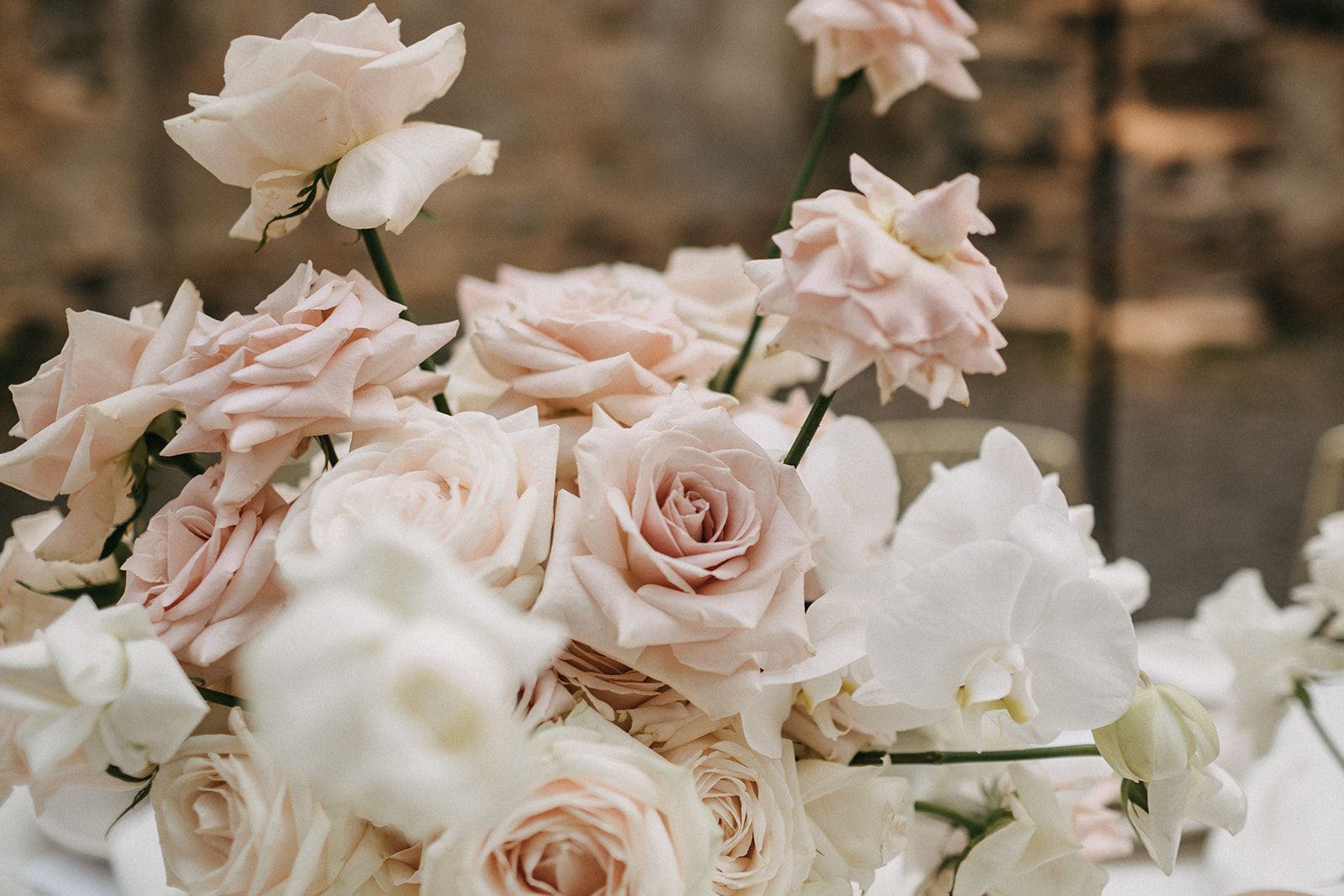 Rosen, Blumendeko, Cremeweiß, Hochzeitsblumen, HD, Hintergrundbild für den PC