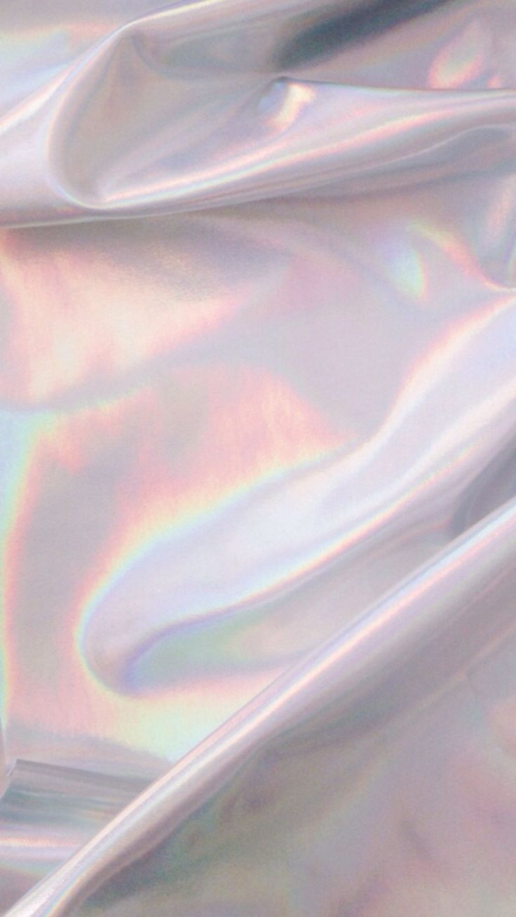 Holografisch, Seide, Stoff, Irisierend, Silber, iPhone 16 Plus, Sperrbildschirm