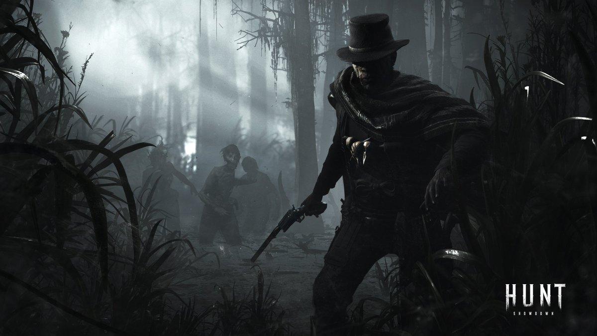Hunt: Showdown, Jäger, Bayou, Sumpf, Lichtstrahlen, Hintergrund