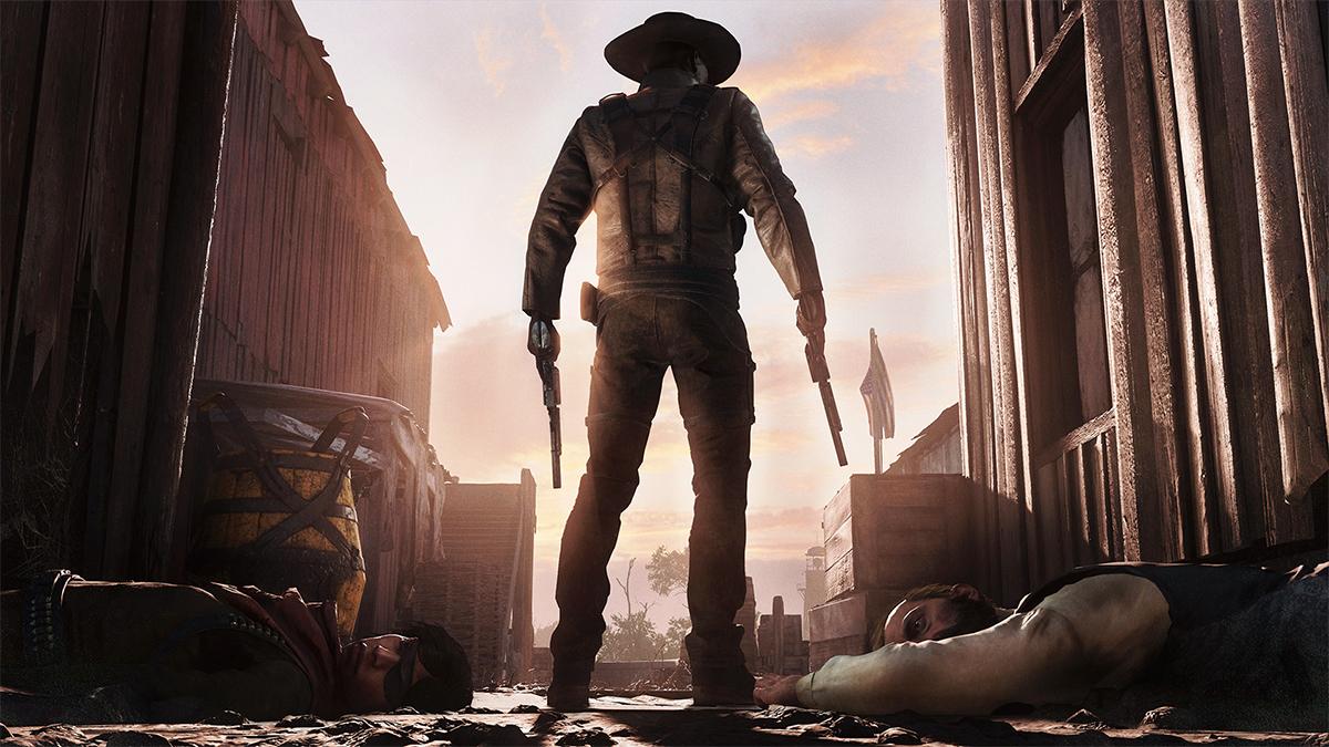 Hunt: Showdown, Jäger, Revolver, Gasse, Abendlicht, Hintergrundbild