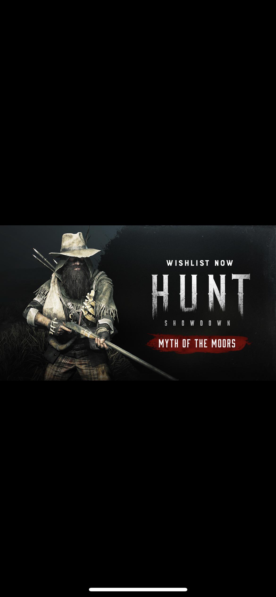 Hunt: Showdown, Event, Jäger, Schwarzer Hintergrund, Logo, Sperrbildschirm fürs iPhone