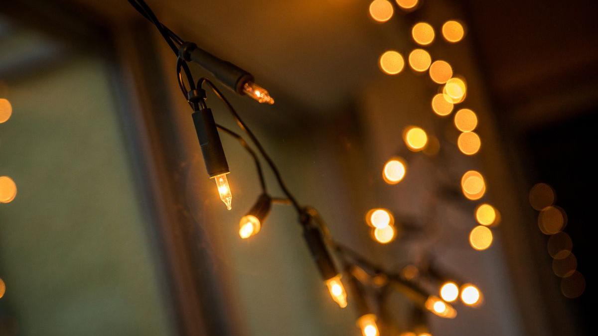Lichterkette, Bokeh, Warmes Licht, Unschärfe, Gemütlich, Hintergrundbild