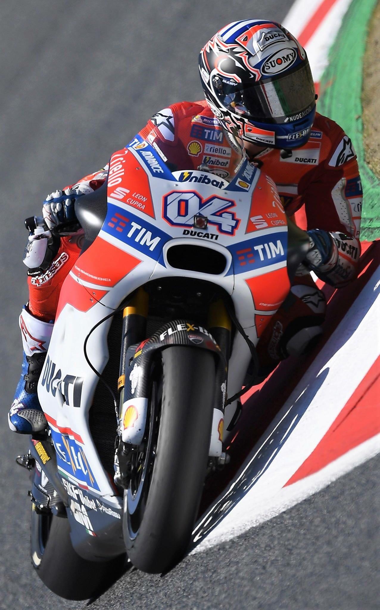 Andrea Dovizioso, Ducati, Startnummer 04, Rennmotorrad, MotoGP, Full HD, iPhone-Hintergrundbild