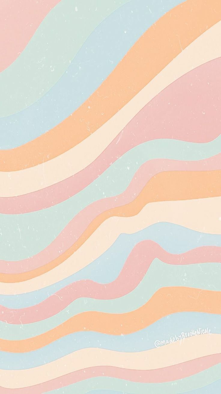 Wellenlinien, Pastellfarben, Abstrakt, Muster, Sanfte Töne, Android-Hintergrundbild