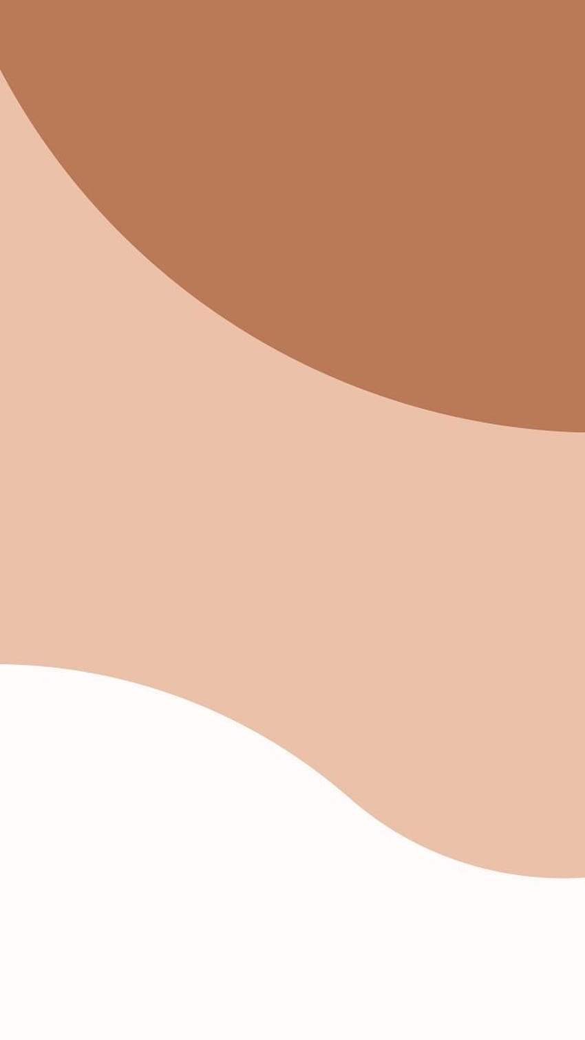 Abstrakte Formen, Boho, Erdtöne, Minimalismus, Terrakotta, HD, Handy-Hintergrund