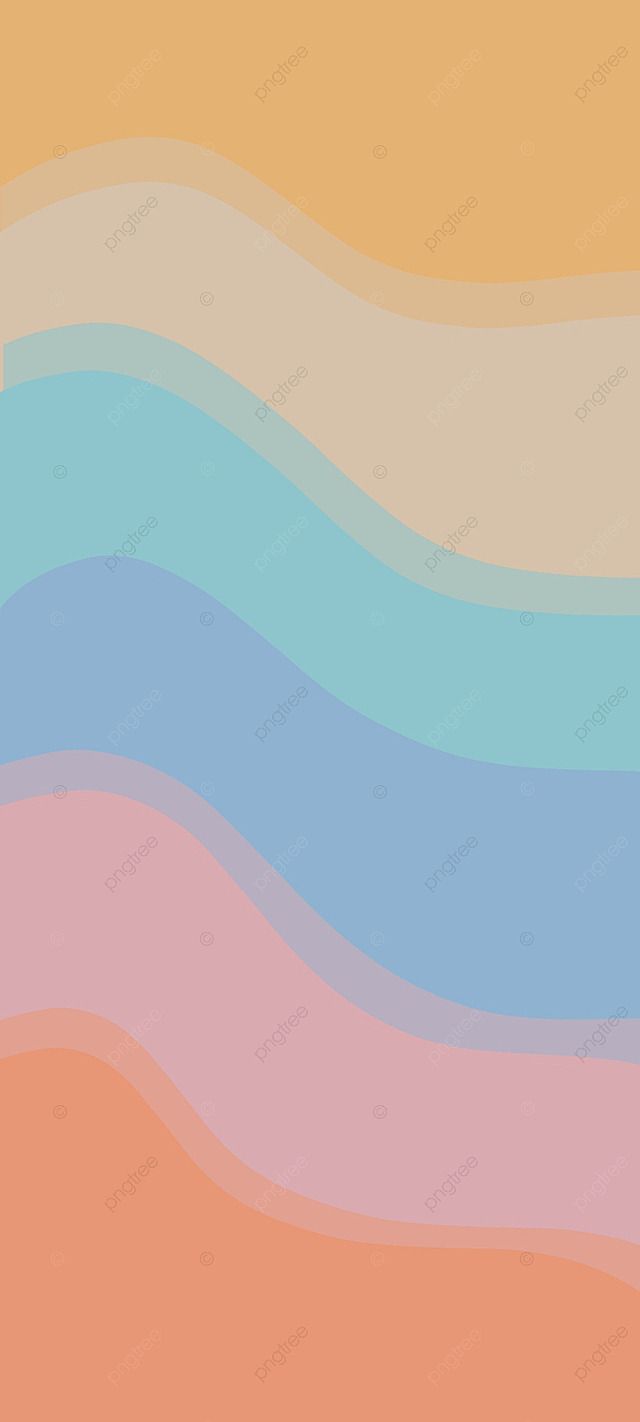 Wellenmuster, Pastellfarben, Retro, Abstrakt, Sanfte Töne, Sperrbildschirm fürs iPhone