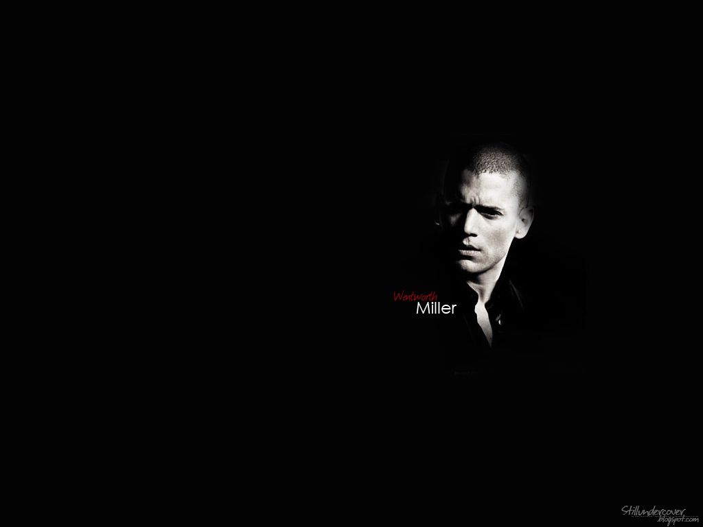 Wentworth Miller, Michael Scofield, Schwarzer Hintergrund, Dunkel, Wallpaper