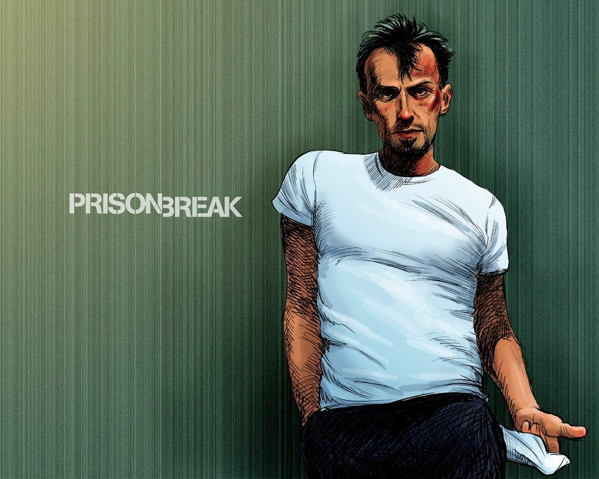 T-Bag, Robert Knepper, Theodore Bagwell, Prison Break, Grüne Wand, Hintergrundbild