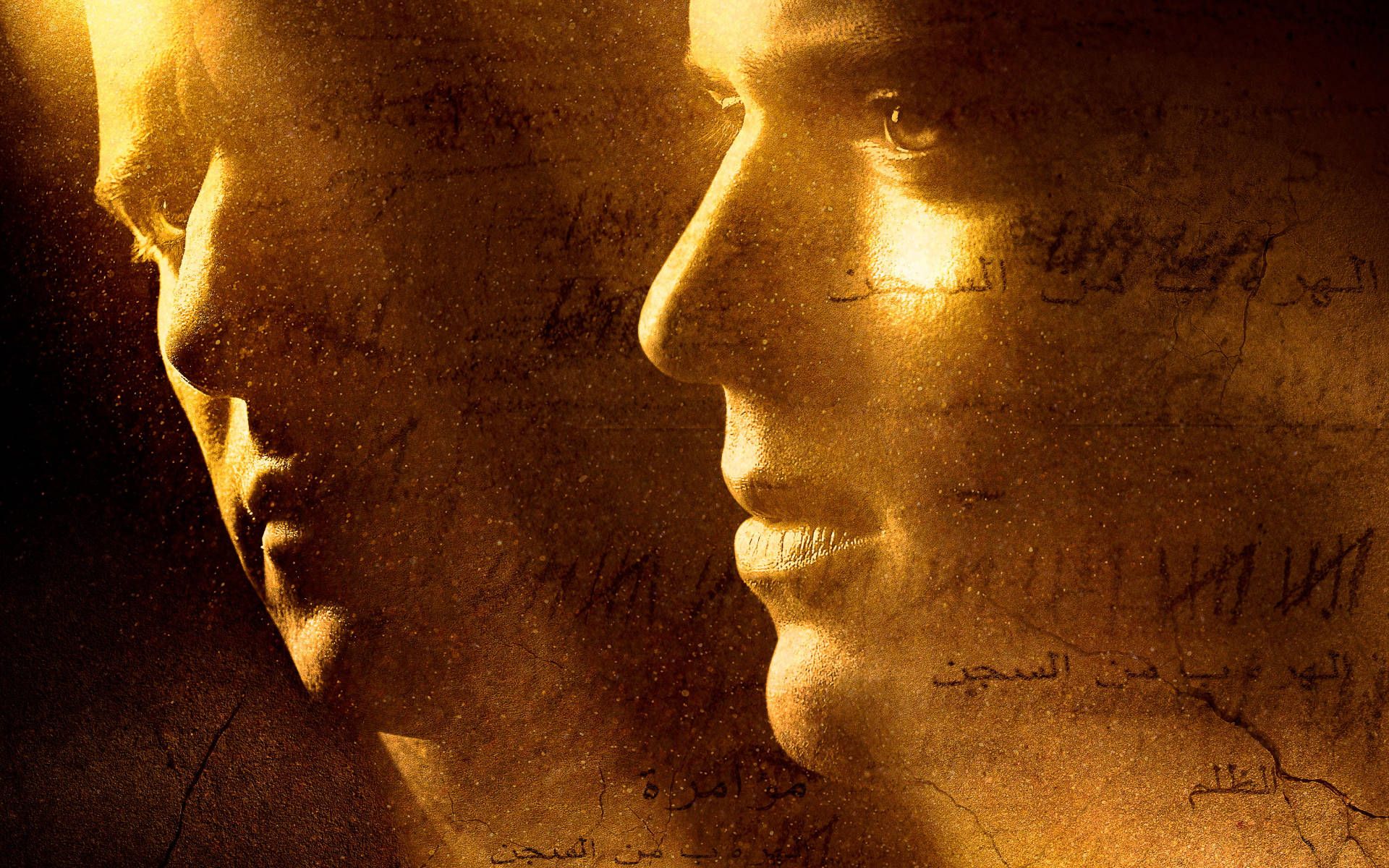 Michael Scofield, Lincoln Burrows, Prison Break, Arabische Schrift, Goldton, Full-HD-Hintergrundbild