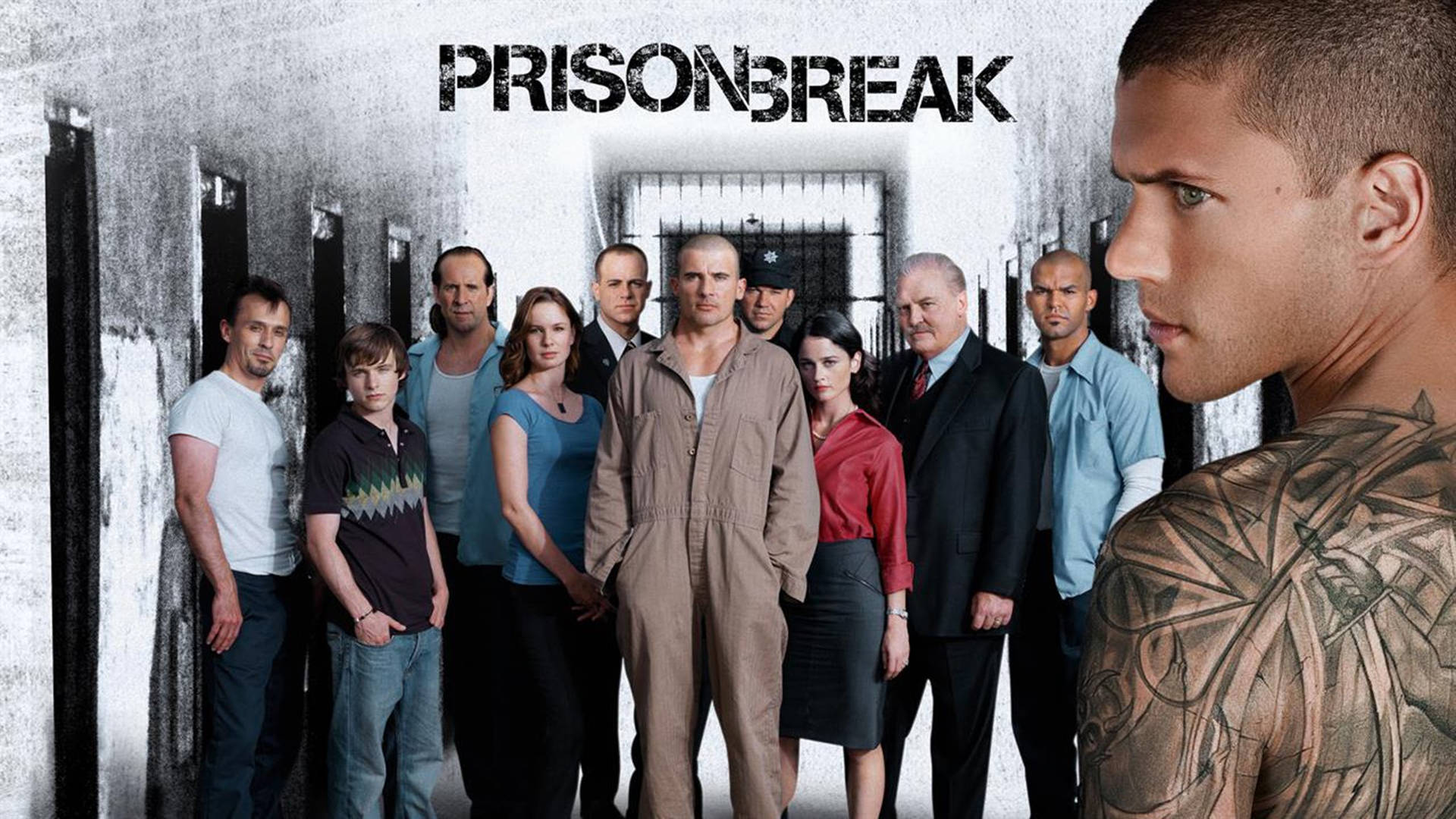 Prison Break, Staffel 1, Besetzung, Michael Scofield, Tattoo, 1920x1080, Desktop-Hintergrund