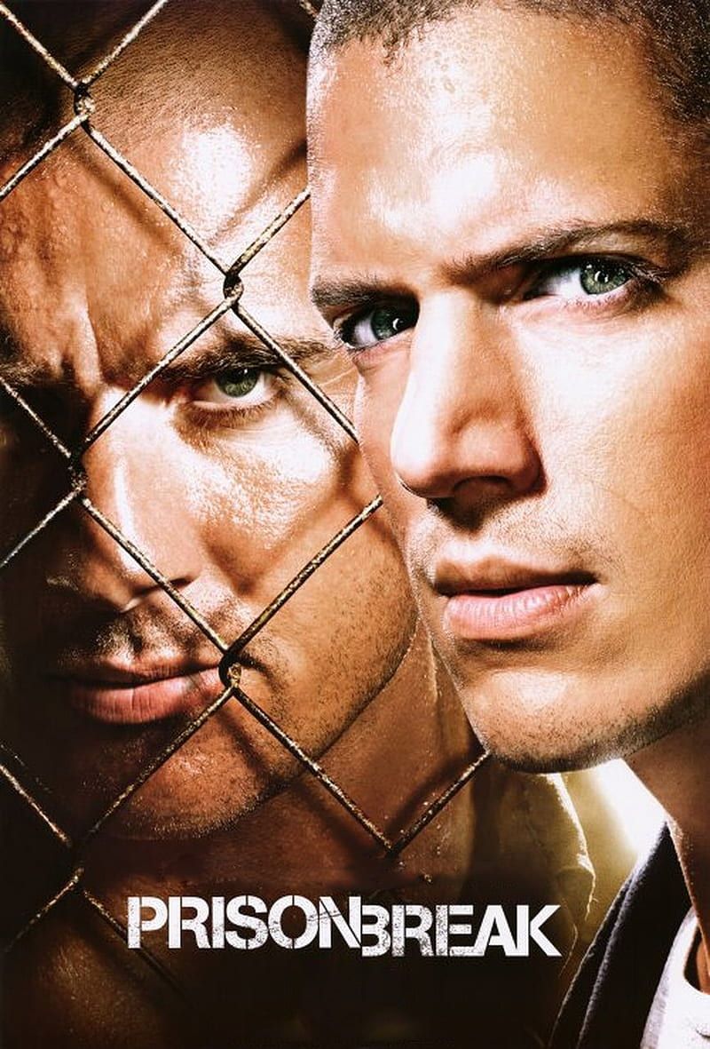 Michael Scofield, Lincoln Burrows, Prison Break, Maschendrahtzaun, Poster, Hintergrundbild fürs iPad