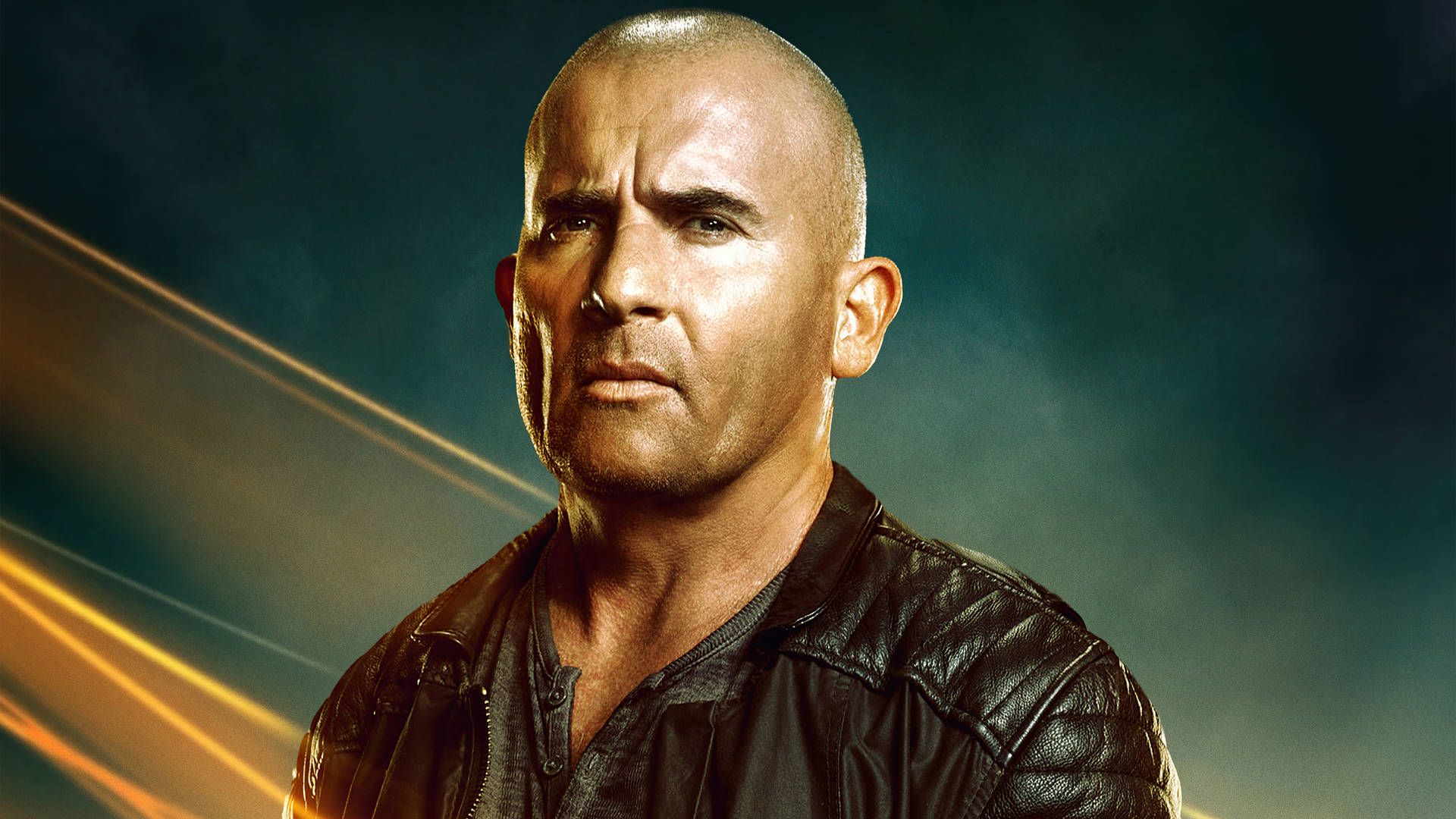 Lincoln Burrows, Dominic Purcell, Prison Break, Lederjacke, Lichtstreifen, Full HD, Breitbild-Hintergrundbild