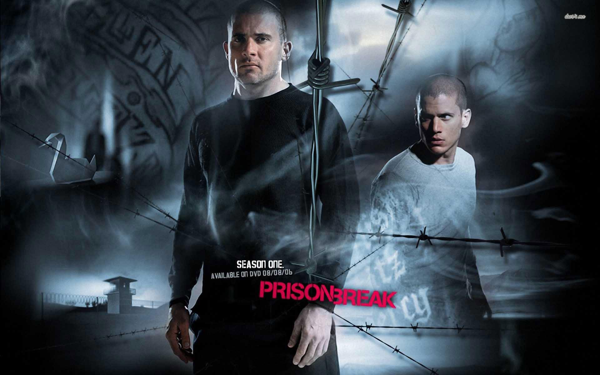 Prison Break, Lincoln Burrows, Michael Scofield, Stacheldraht, Wachturm, Full HD, Desktop-Hintergrund