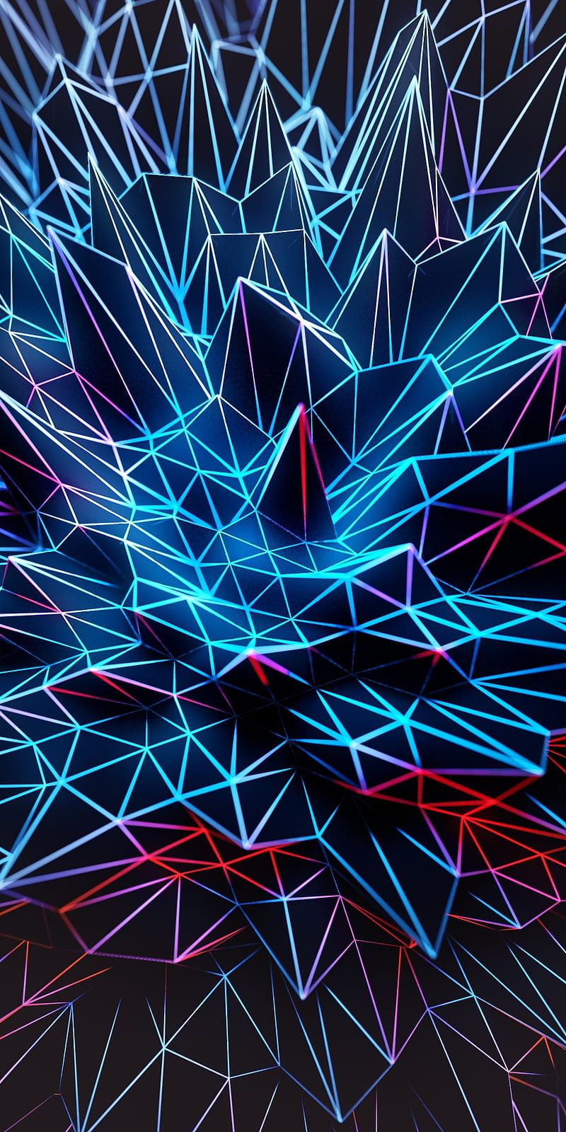Lichtstrahlen, Explosion, Blau, Linien, Abstrakt, HD, Handy-Hintergrund im Hochformat