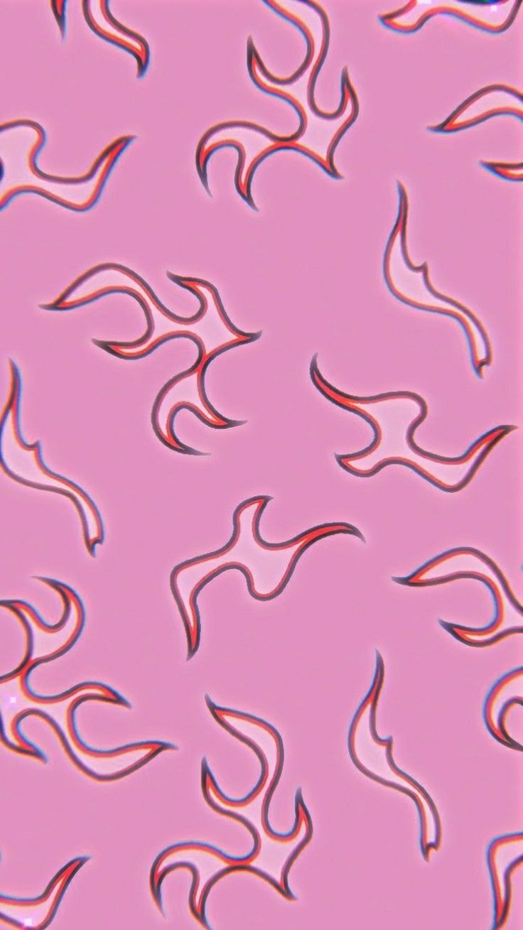 Flammen, Pink, Rosa, Linien, HD, Hintergrundbild fürs Handy