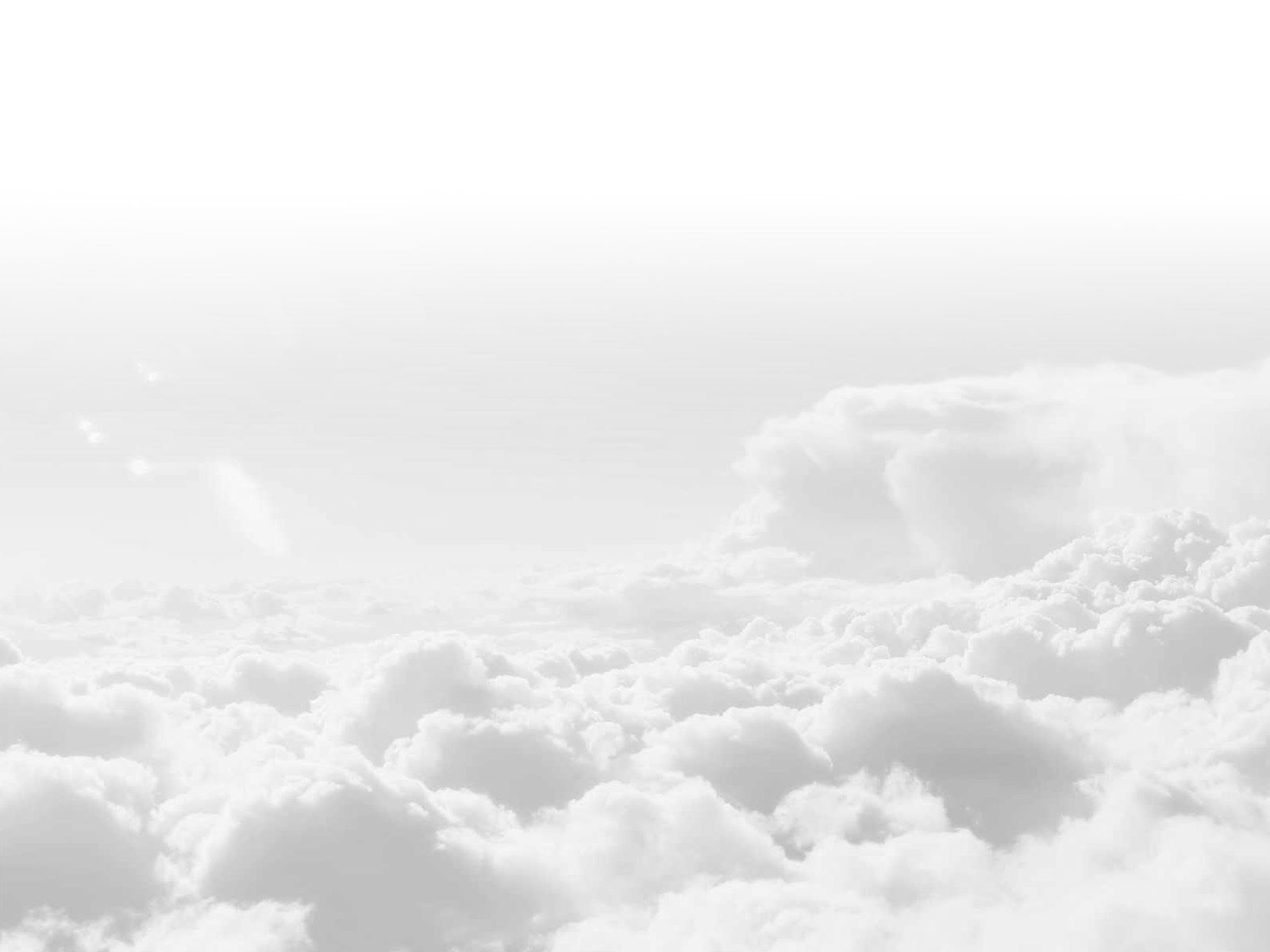 Wolkenmeer, Weiß, Hell, Himmel, Hintergrundbild für iPad und Tablet