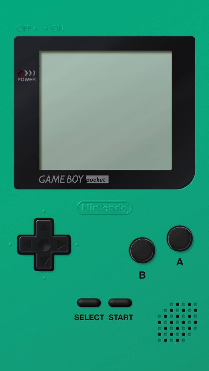 Game Boy Pocket, Game Boy, Nintendo, Grün, Retro, Hochformat, Hintergrundbild fürs Smartphone
