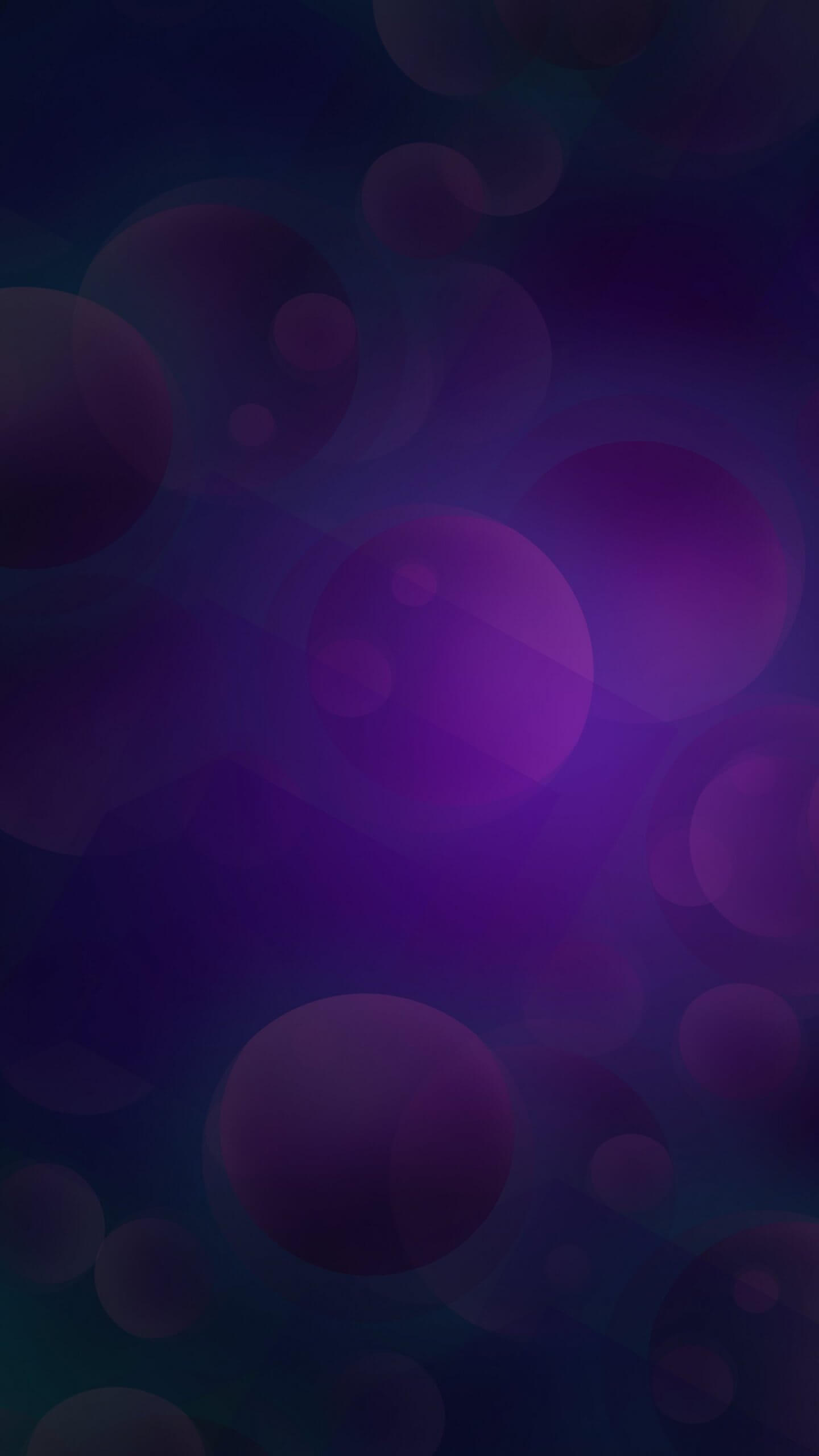 Bokeh, Lila, Kreise, Dunkel, Minimalistisch, QHD+, Handy-Hintergrund im Hochformat