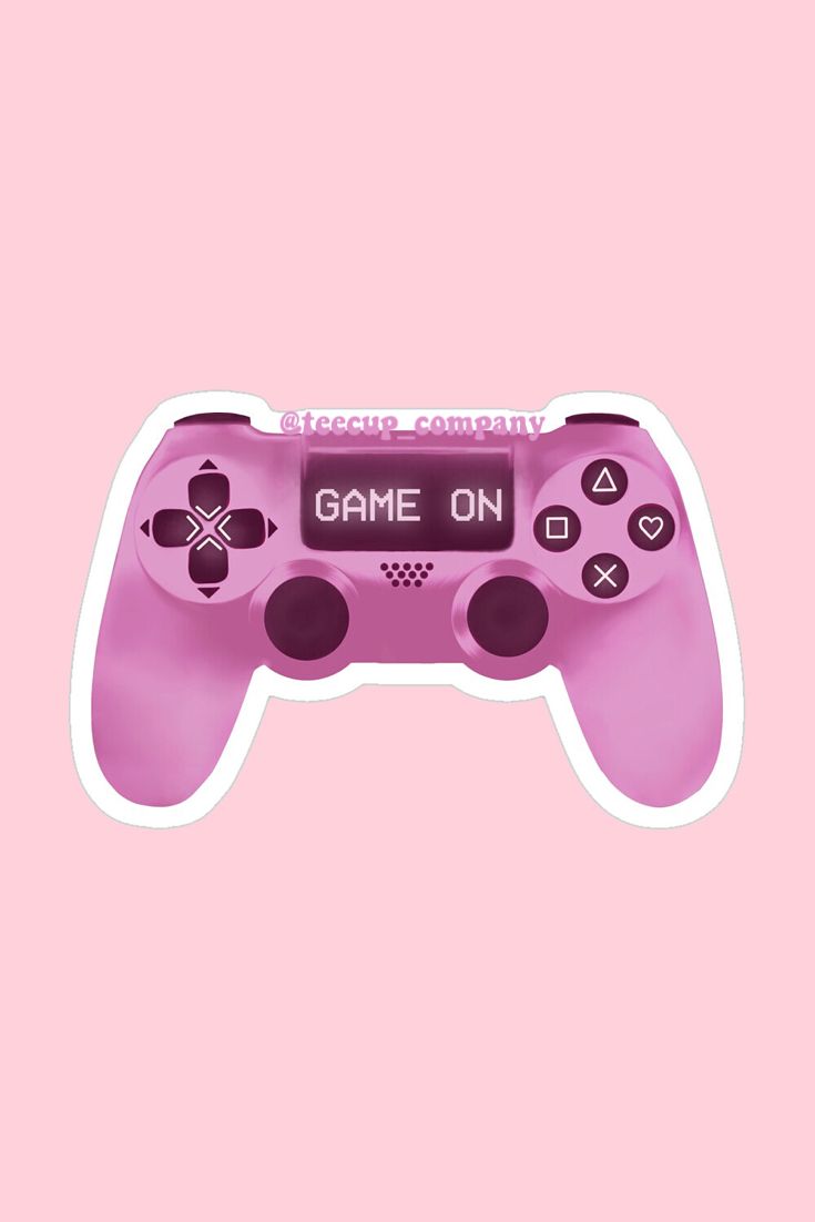 Controller, Game On, Rosa, Minimalistisch, HD, Hintergrundbild fürs Tablet
