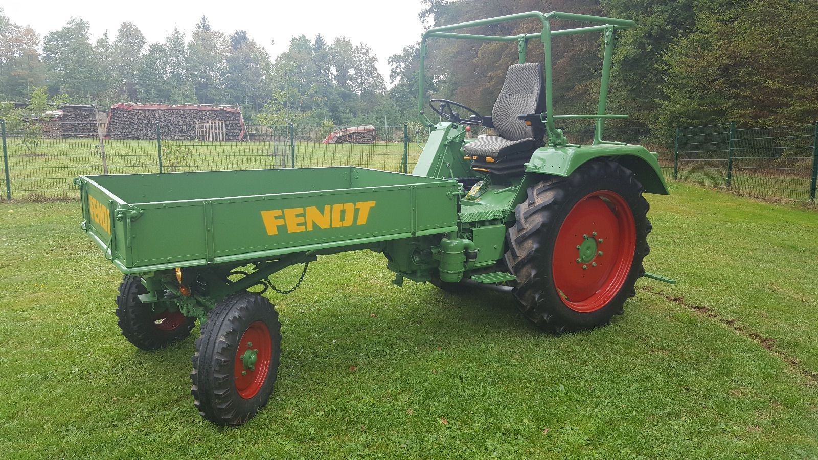 Fendt, Geräteträger, Oldtimer, Pritsche, Wiese, HD, Desktop-Hintergrund für Windows