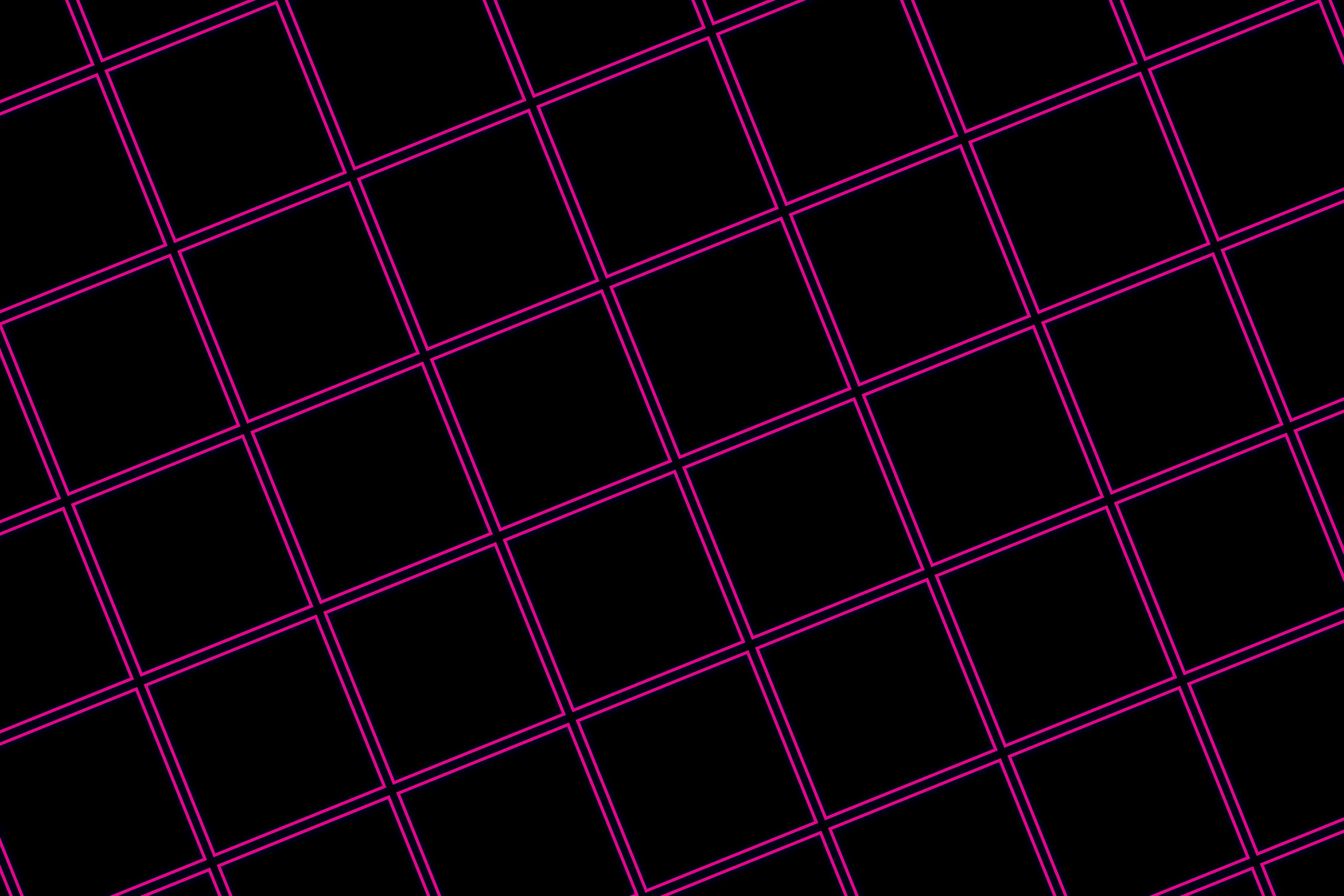 Neongitter, Pink, Schwarzer Hintergrund, Geometrisch, Minimalistisch, 4K Wallpaper