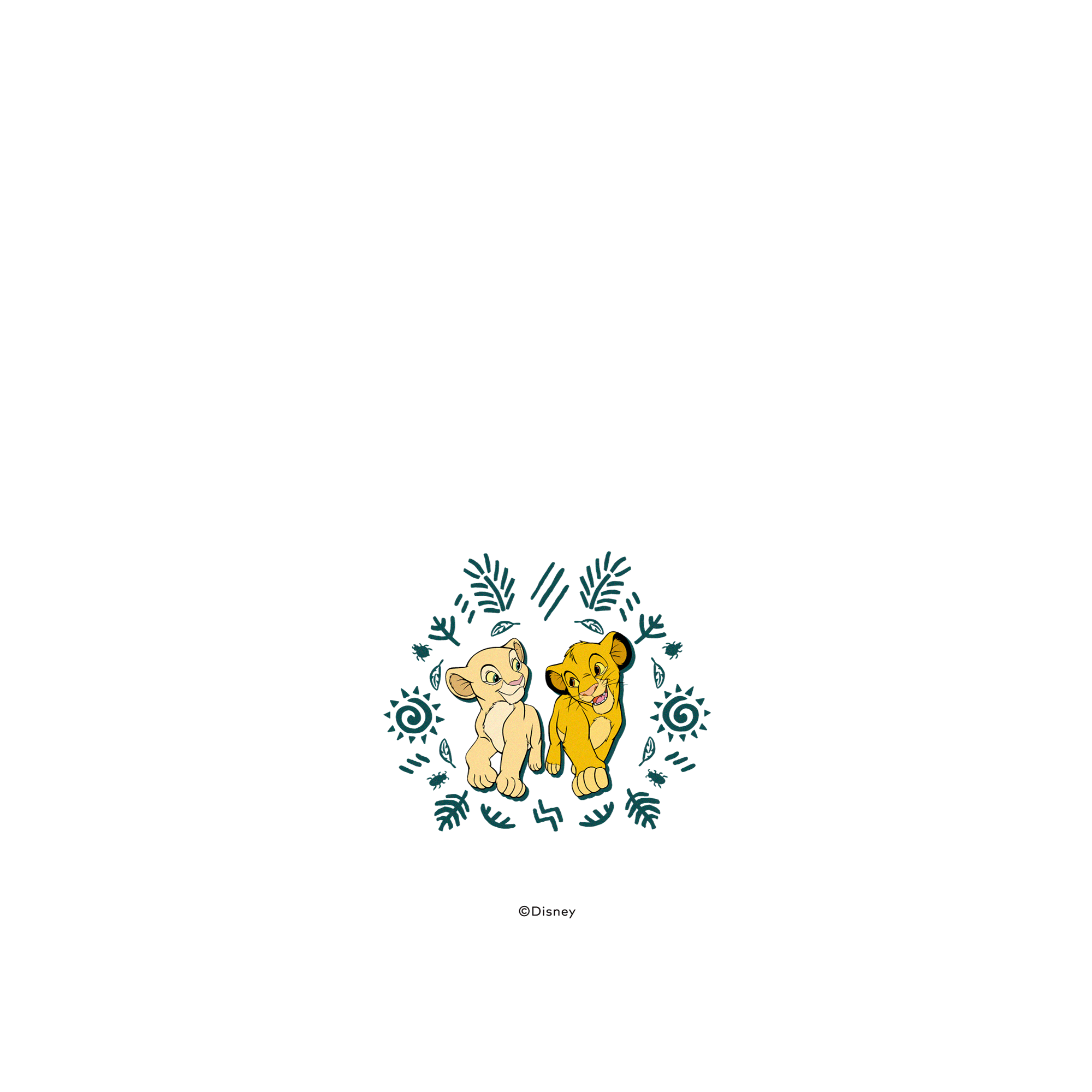 Simba, Nala, Petrol, Minimalistisch, Full HD, Hintergrundbild fürs Tablet