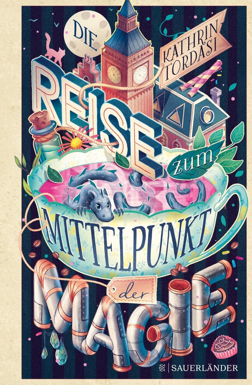 Die Reise zum Mittelpunkt der Magie, Buchcover, Illustration, Fantasie, HD, Handy-Hintergrundbild