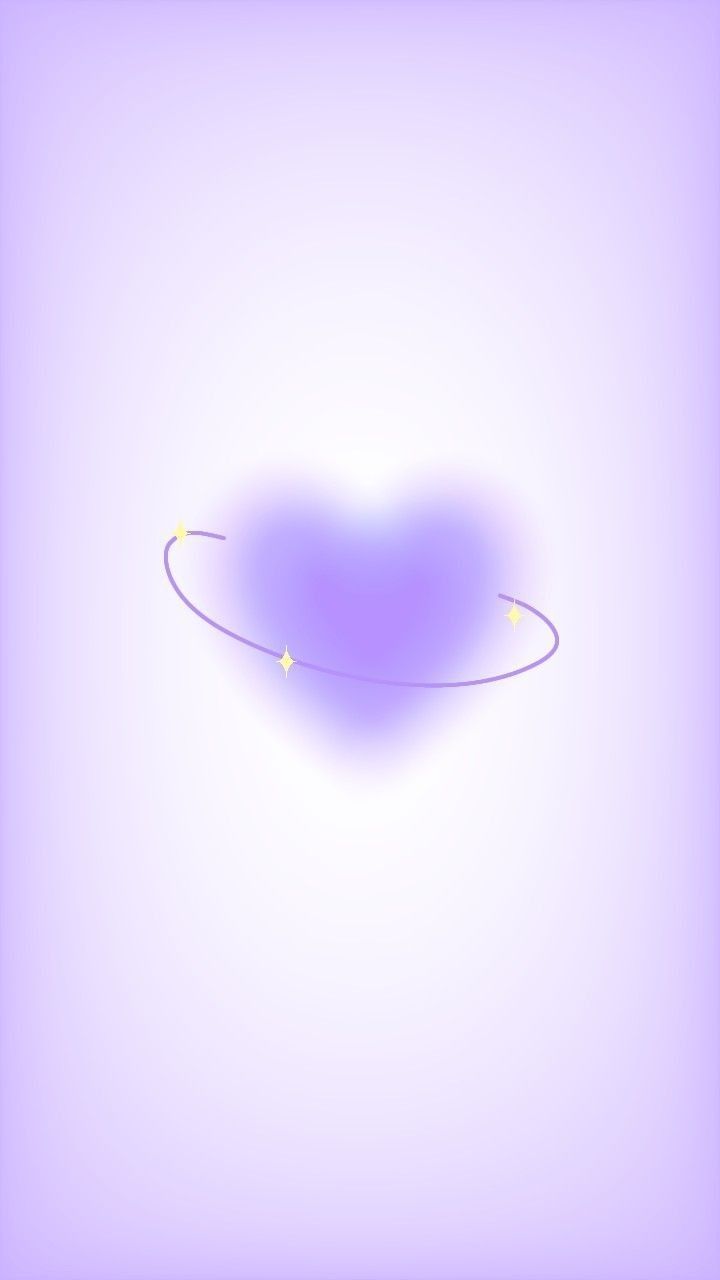 Herz, Lila, Aura, Farbverlauf, Ring, HD, Hintergrundbild fürs Handy