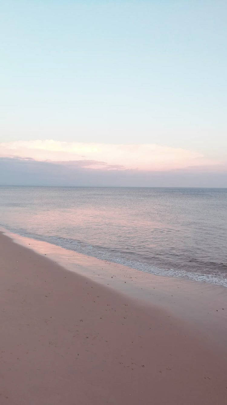 Strand, Meer, Dämmerung, Pastell, Ruhig, HD, Handy-Hintergrund im Hochformat
