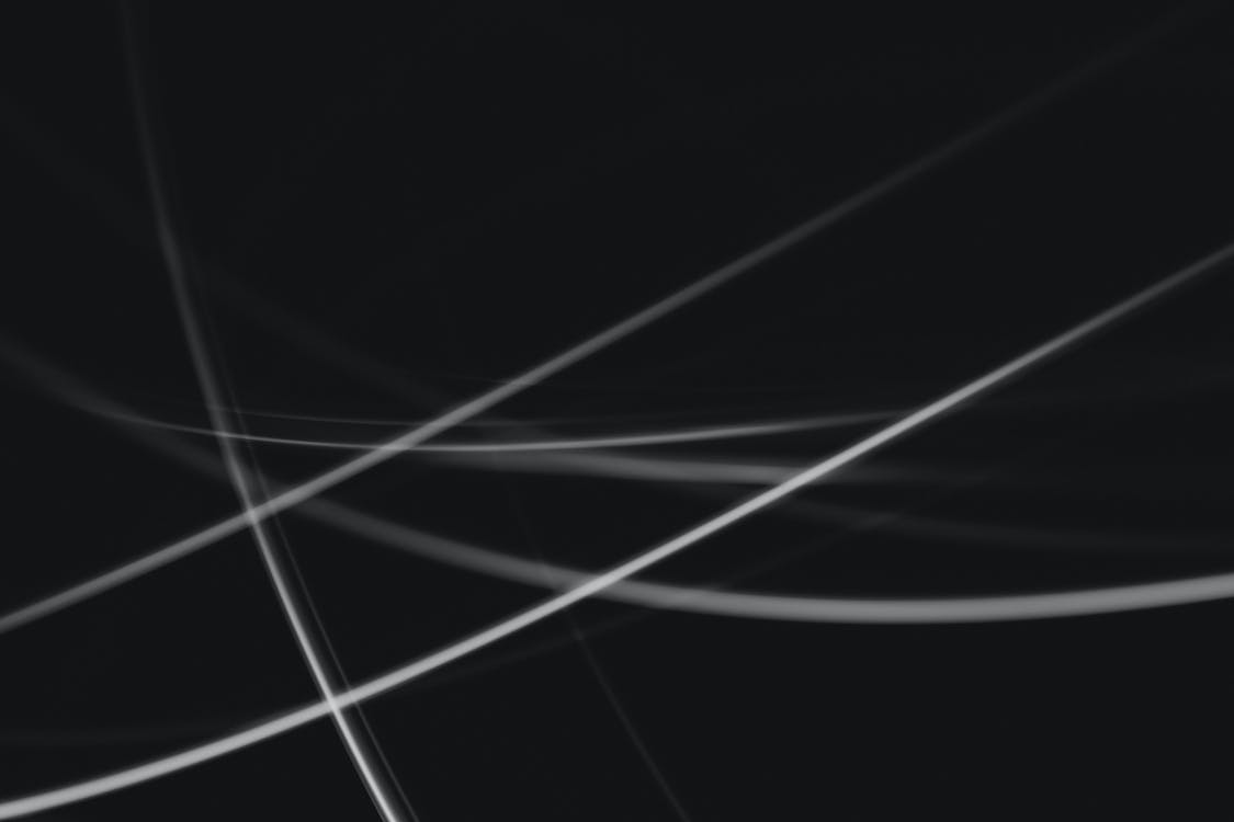 Lichtlinien, Abstrakt, Grau, Kurven, Hintergrundbild