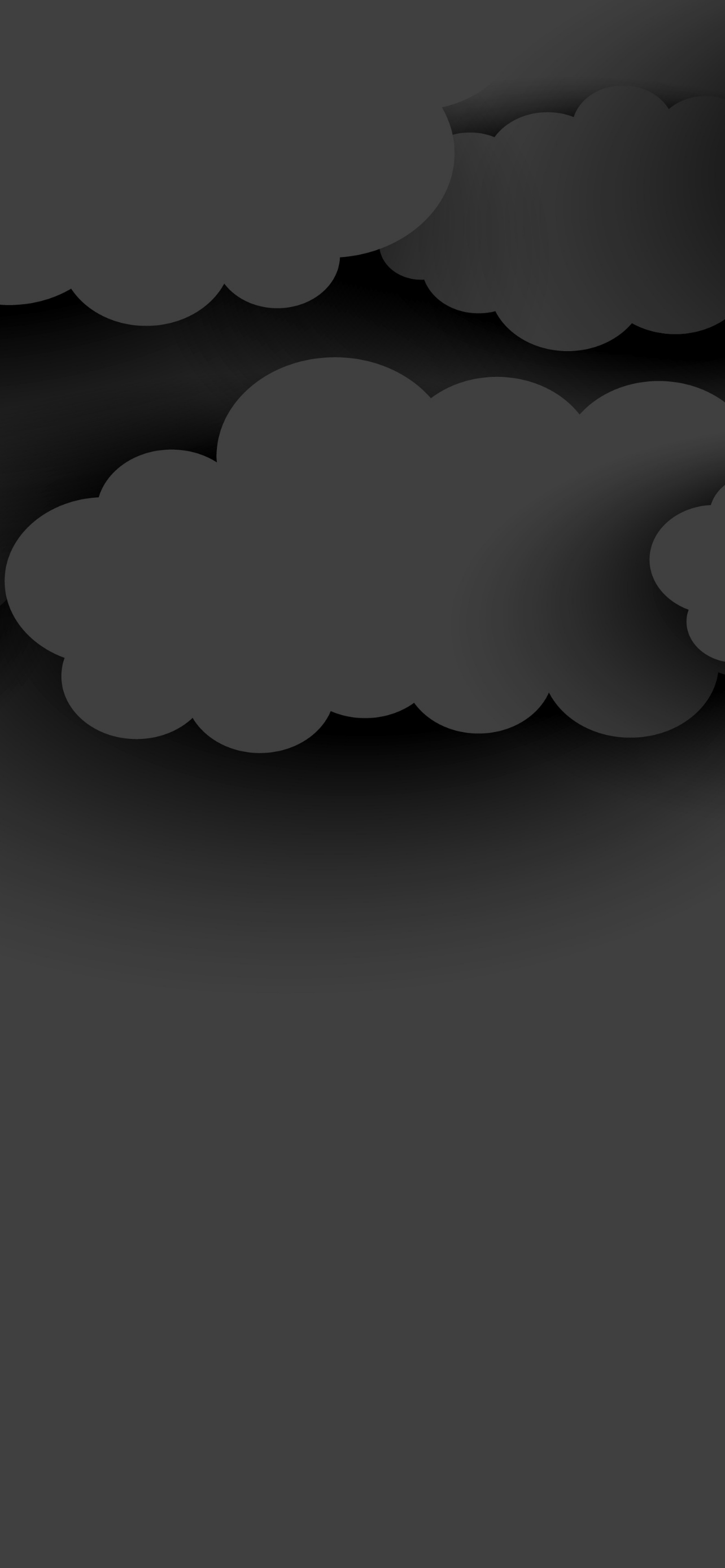 Wolken, Grau, Dunkel, Minimalismus, Papierkunst, iPhone 18 Pro Max, Sperrbildschirm