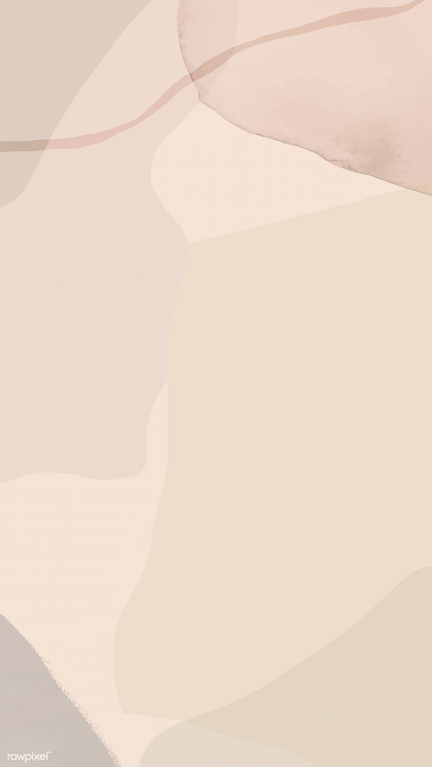 Abstrakte Formen, Aquarell, Rosé, Beige, Full HD, Handy-Hintergrund im Hochformat