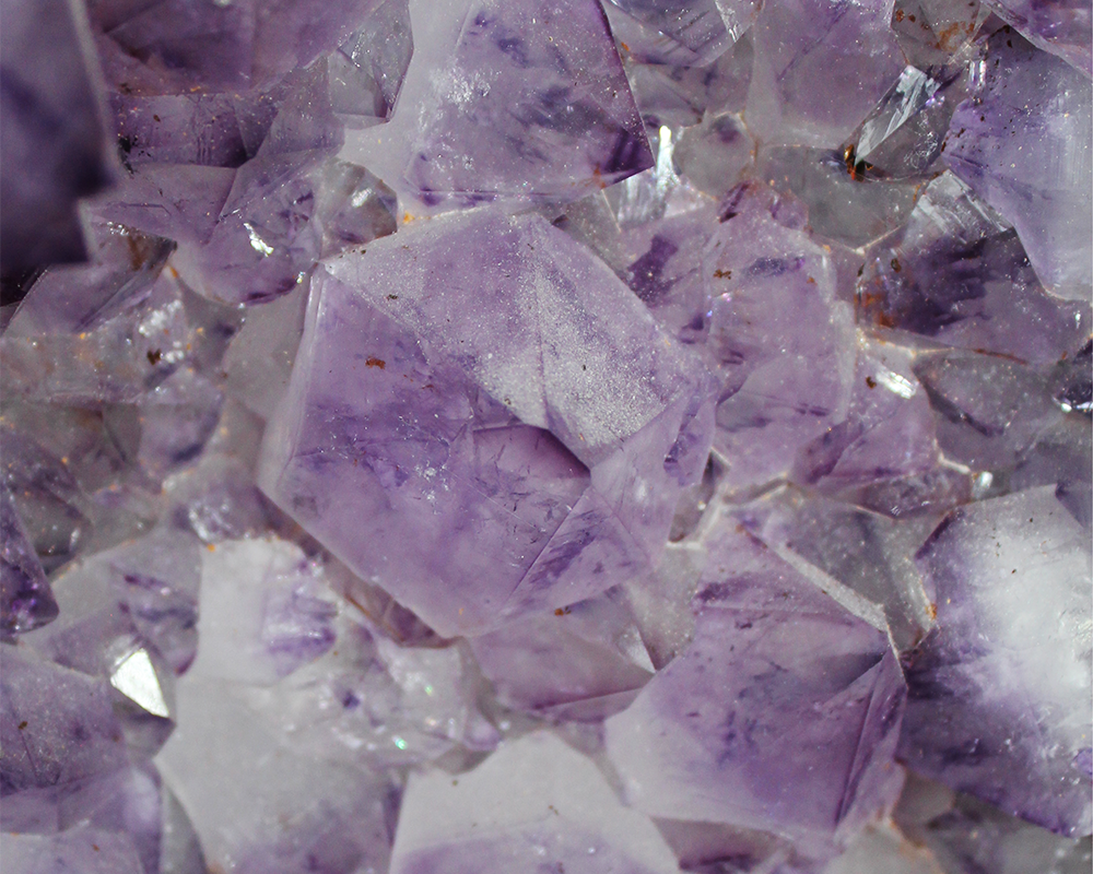 Amethyst, Kristalle, Lila, Nahaufnahme, Edelstein, Hintergrundbild