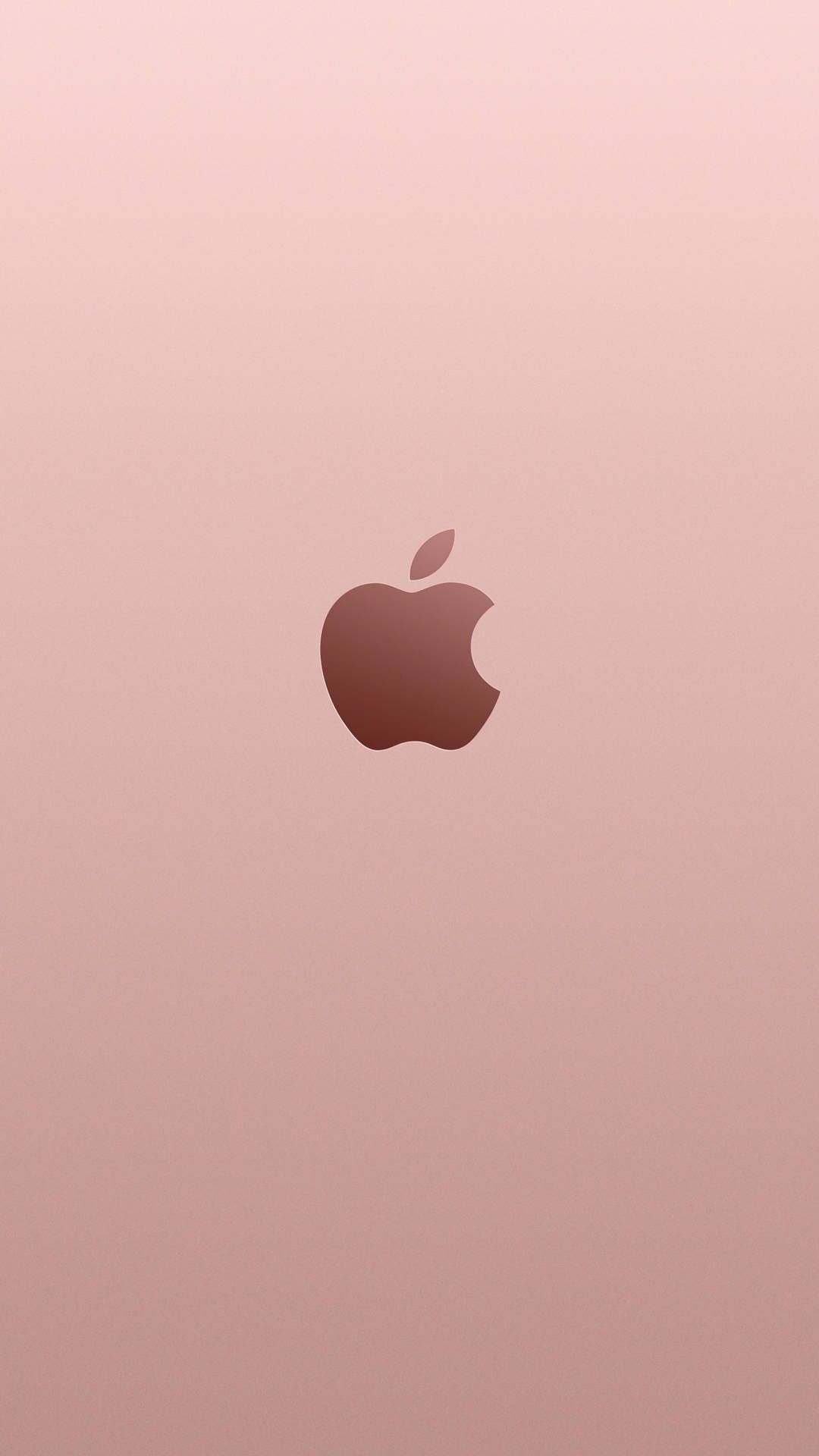 Apple-Logo, Roségold, Apple, Minimalismus, Farbverlauf, iPhone 18 Pro Max, Sperrbildschirm