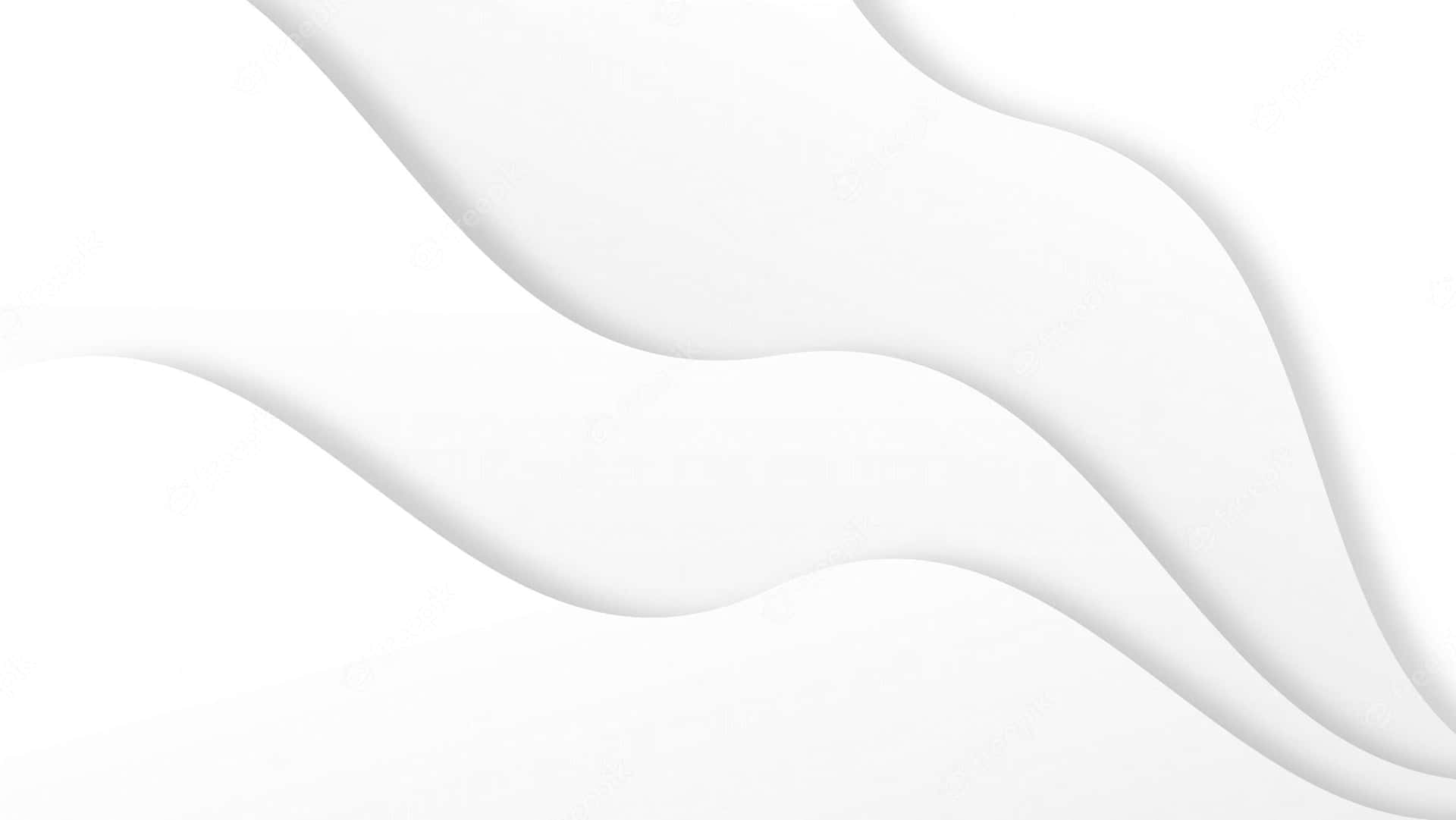 Papierwellen, Weiß, Abstrakt, Minimalistisch, 3D-Effekt, Full HD, PC-Hintergrundbild