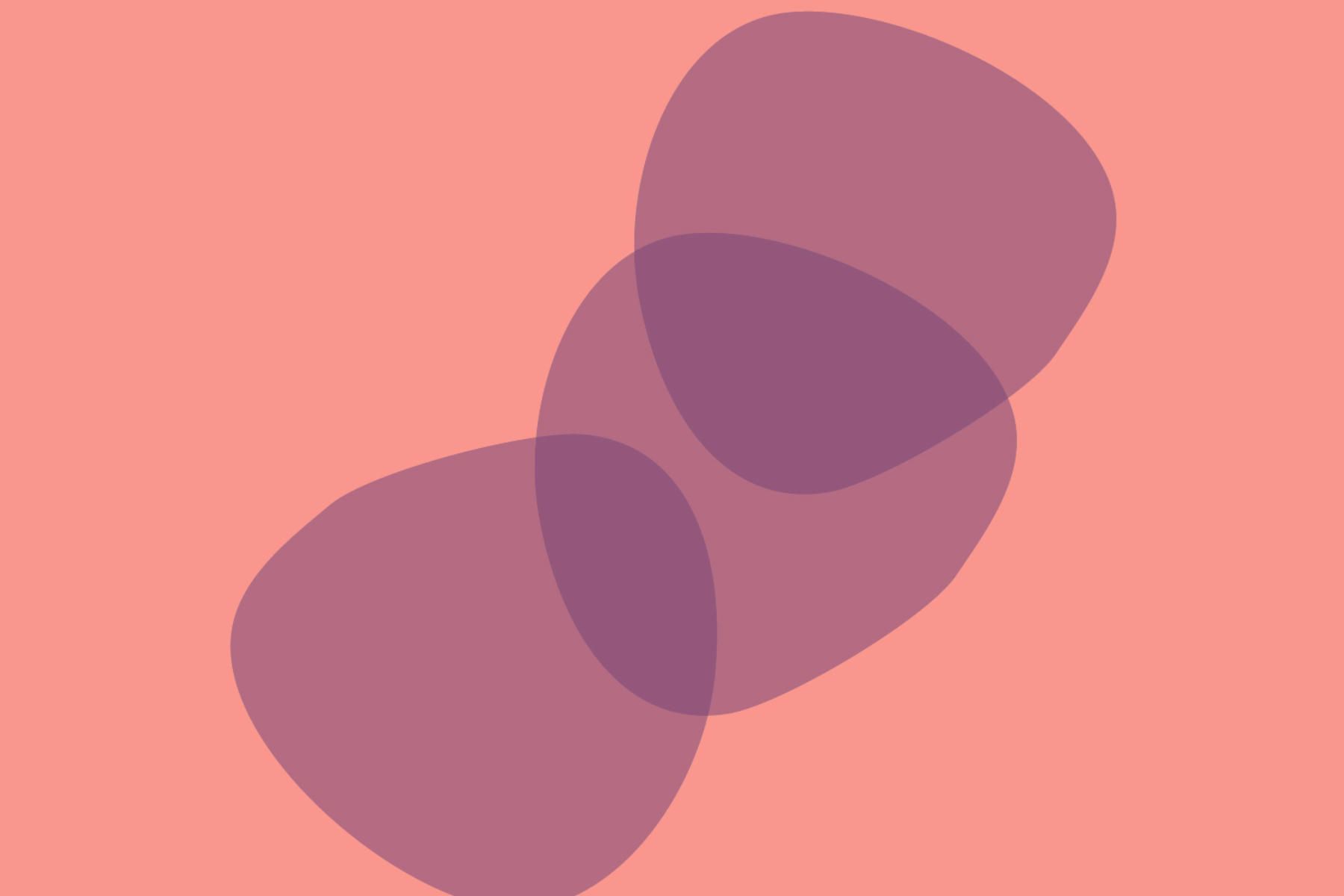 Abstrakte Formen, Rosa, Minimalismus, Überlagerung, HD, Desktop-Hintergrund für Windows