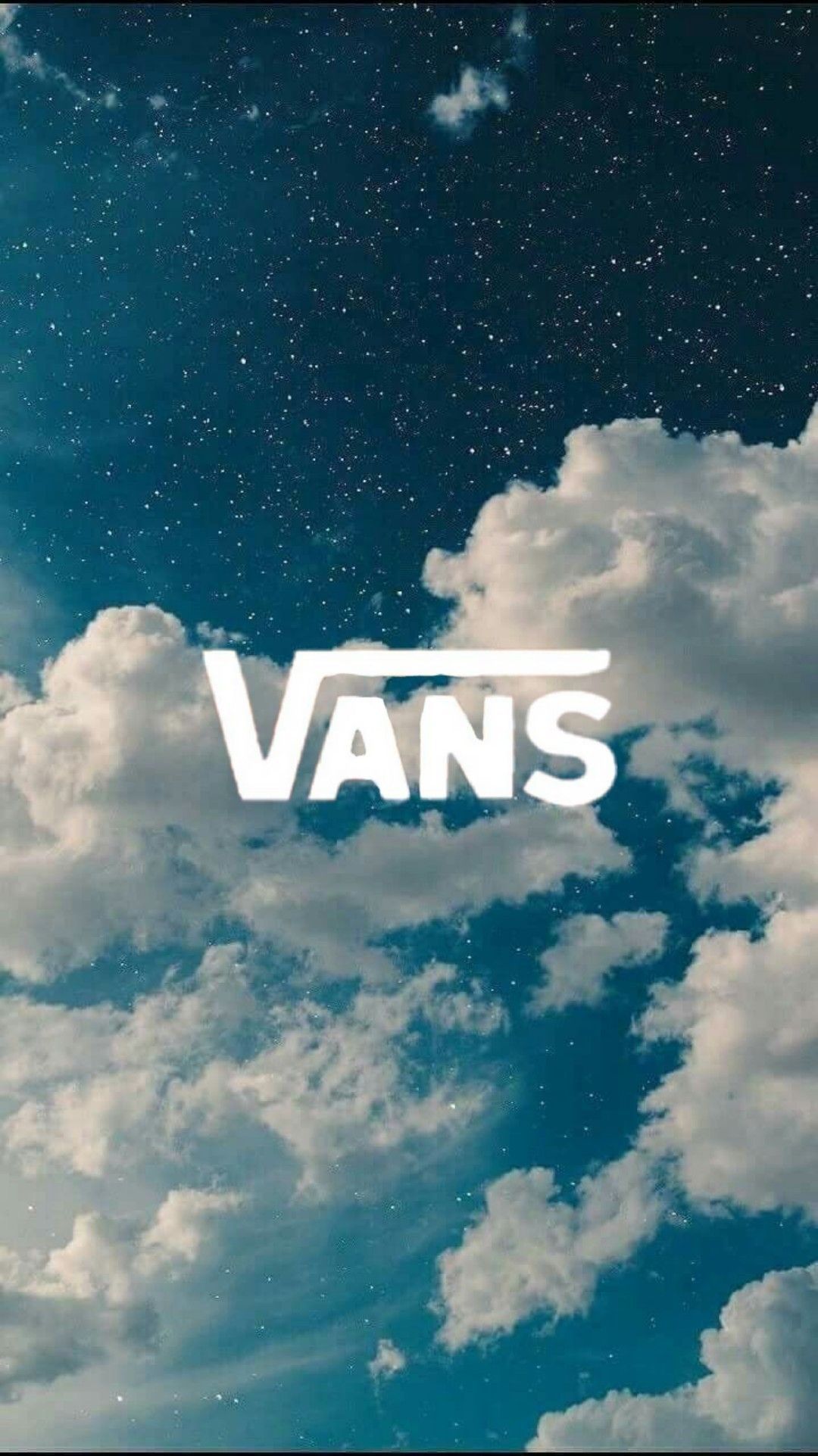Vans, Vans Logo, Wolken, Himmel, Blau, Full HD, Handy-Hintergrund im Hochformat