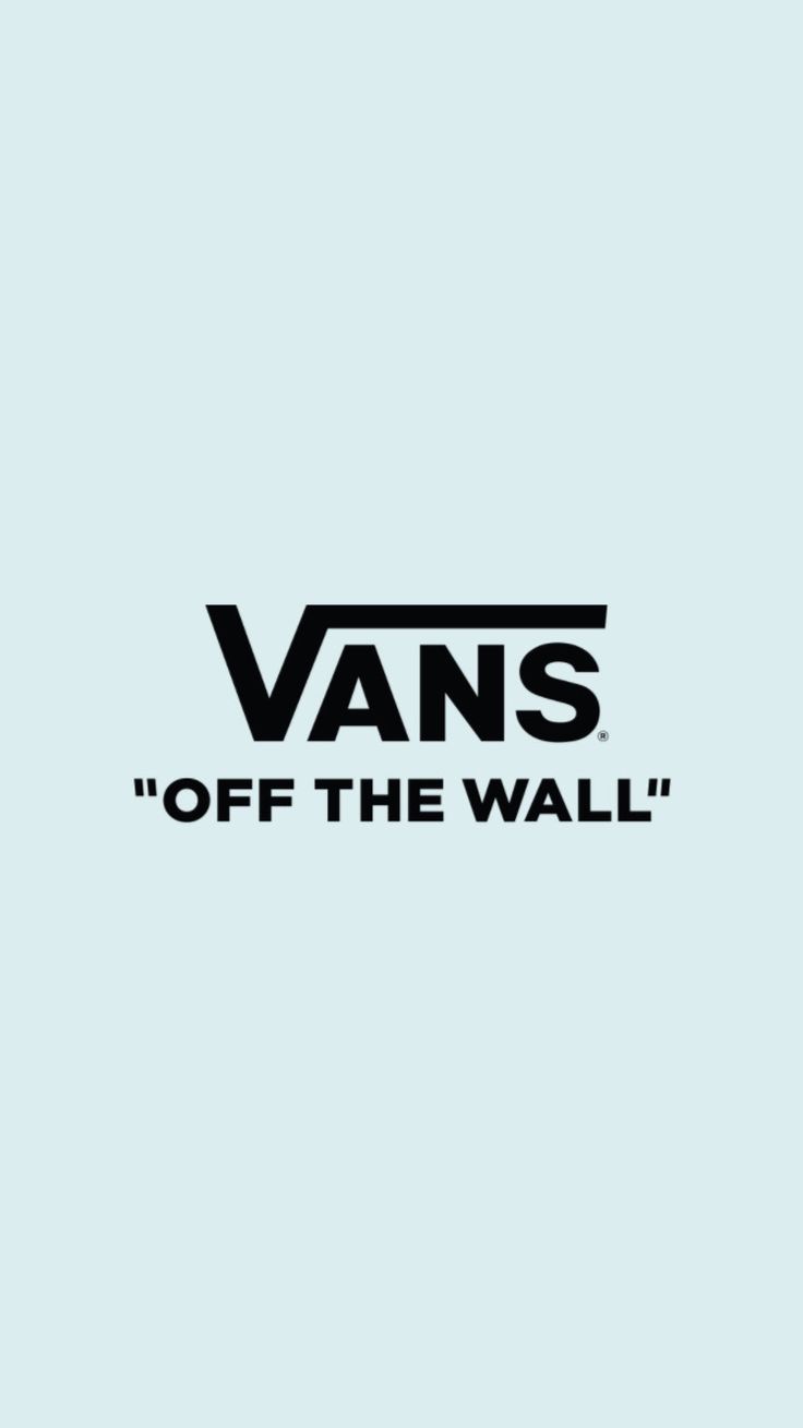 Vans, Off The Wall, Vans Logo, Minimalismus, Hellblau, HD, Handy-Hintergrund im Hochformat