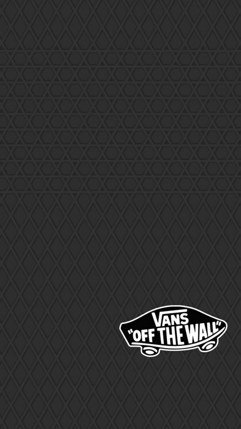 Vans, Off The Wall, Schwarz, Minimalismus, HD, Hintergrundbild fürs Handy