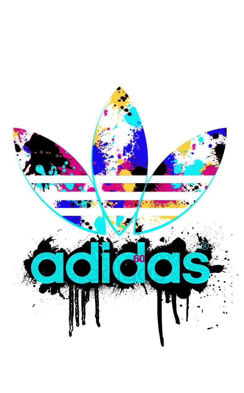Adidas, Adidas Originals, Graffiti, Farbspritzer, Weißer Hintergrund, Sperrbildschirm fürs iPhone
